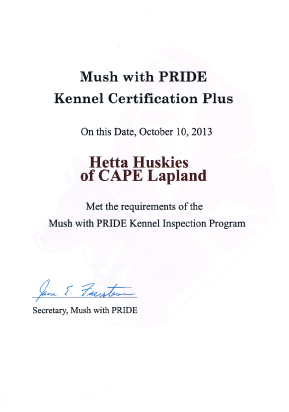 MUSH with P.R.I.D.E. certification