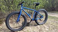 A Hetta Huskies fat bike for hire