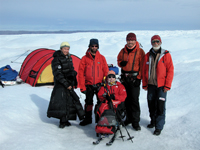 By Hands and Feet Across Greenland expedition team