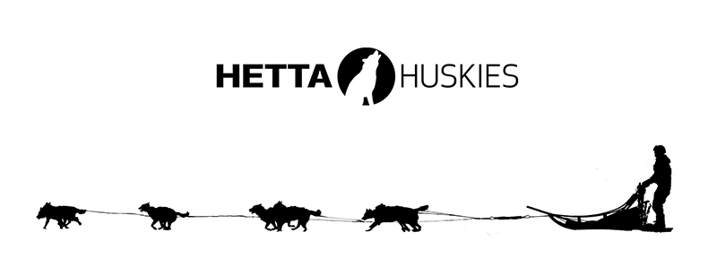 Husky-team and sleigh image used on the shop merchandise
