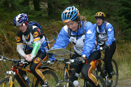 Adventure racing on mountain bikes