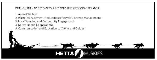 Front page of the company's environmental standards presentation