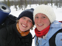 Skiing in the Enontekiö fells