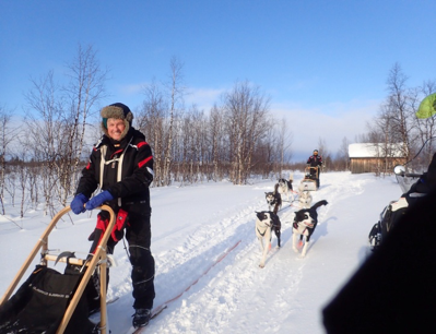 John Edwards on his 5-day Hetta Huskies wilderness safari