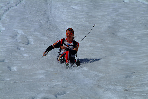 Anna at the Arctic Team Challenge in Greenland